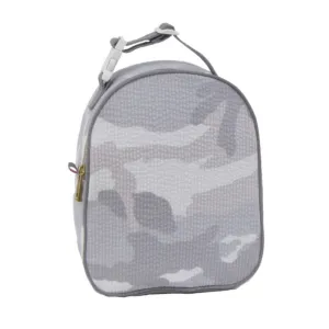 Personalized Seersucker Snow Camo Lunch Box