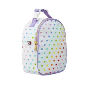 Personalized Seersucker Tiny Hearts Lunch Box