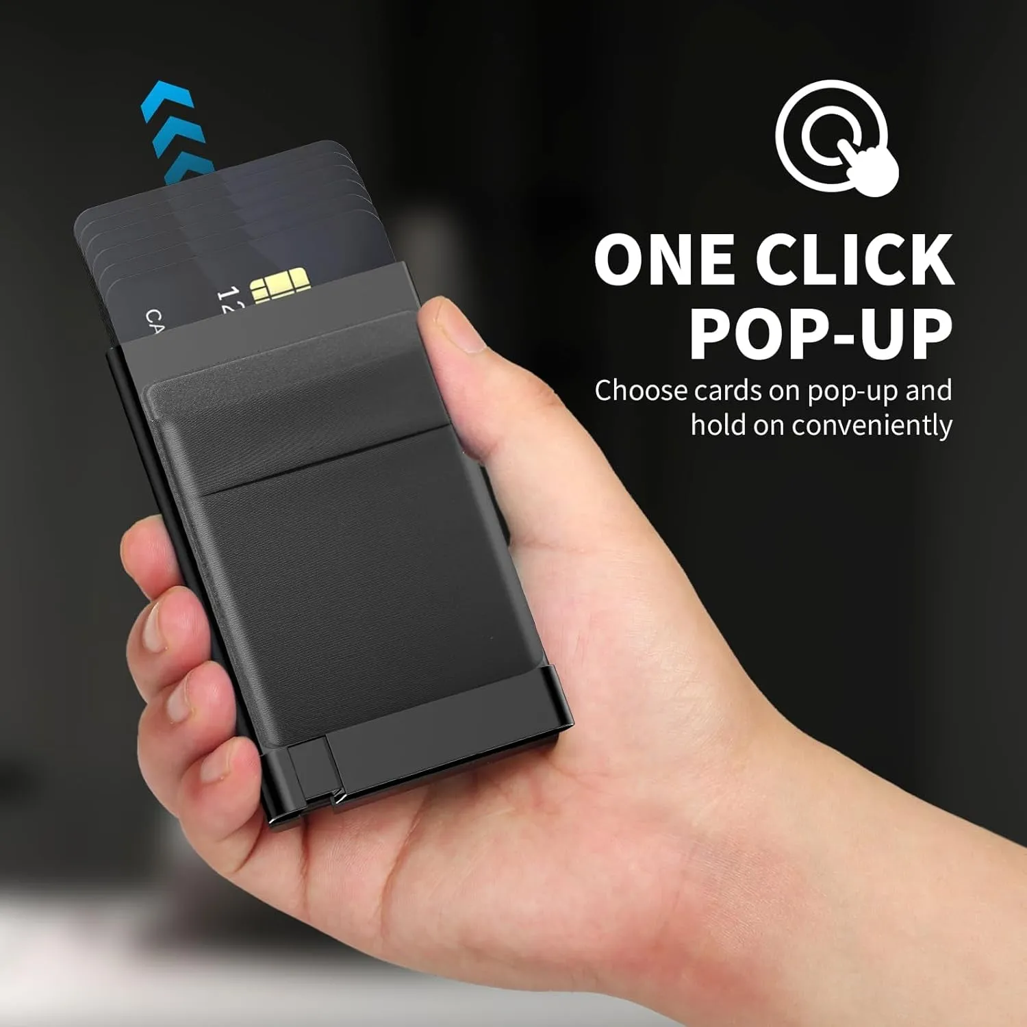 Pop Up RFID Blocking Business Aluminium Credit Card Wallet