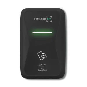Project EV EVA-07S-SE-RFID-4G 7.3kW Pro Earth Wall AC Electric Vehicle Charger Single Gun RFID - 4G & SIM (5 Years)