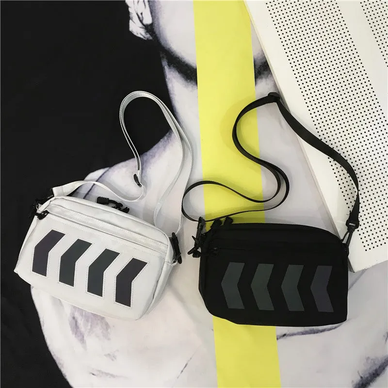 "UNISEX HIP HOP REFLECTIVE" CROSSBODY BAG D060610