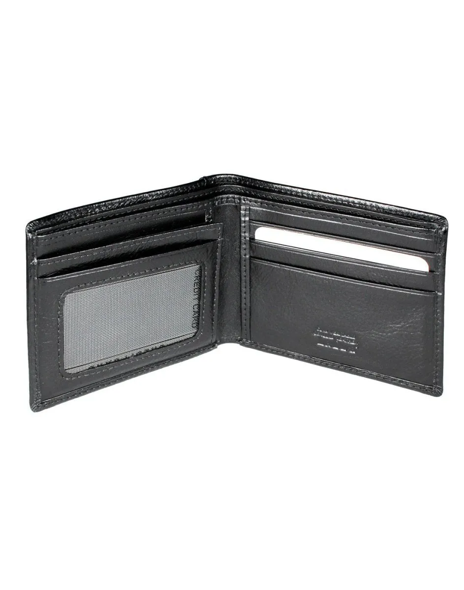 RFID Billfold Men's Leather Wallet with ID Window - ONLINE ONLY