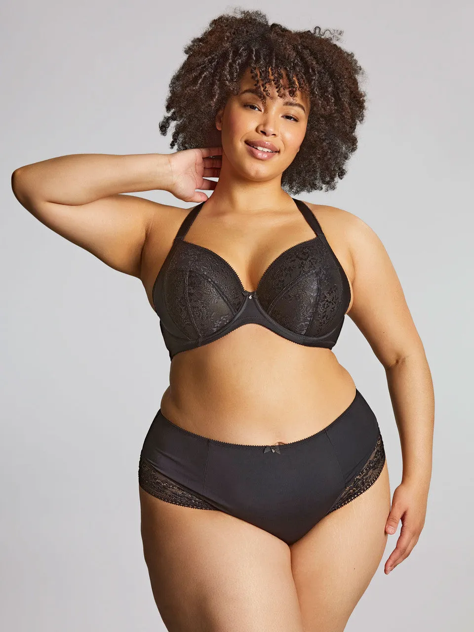 Roxie Plunge Bra In Black - Sculptresse