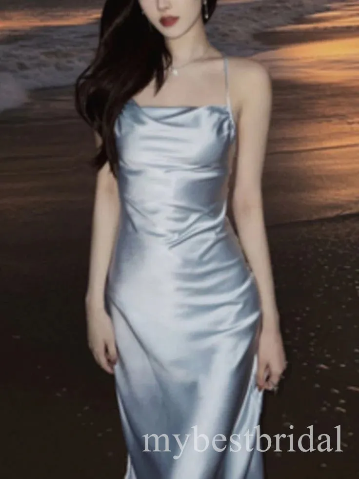 Simple Jewel Sleeveless Mermaid Long Prom Dress,PDS11695