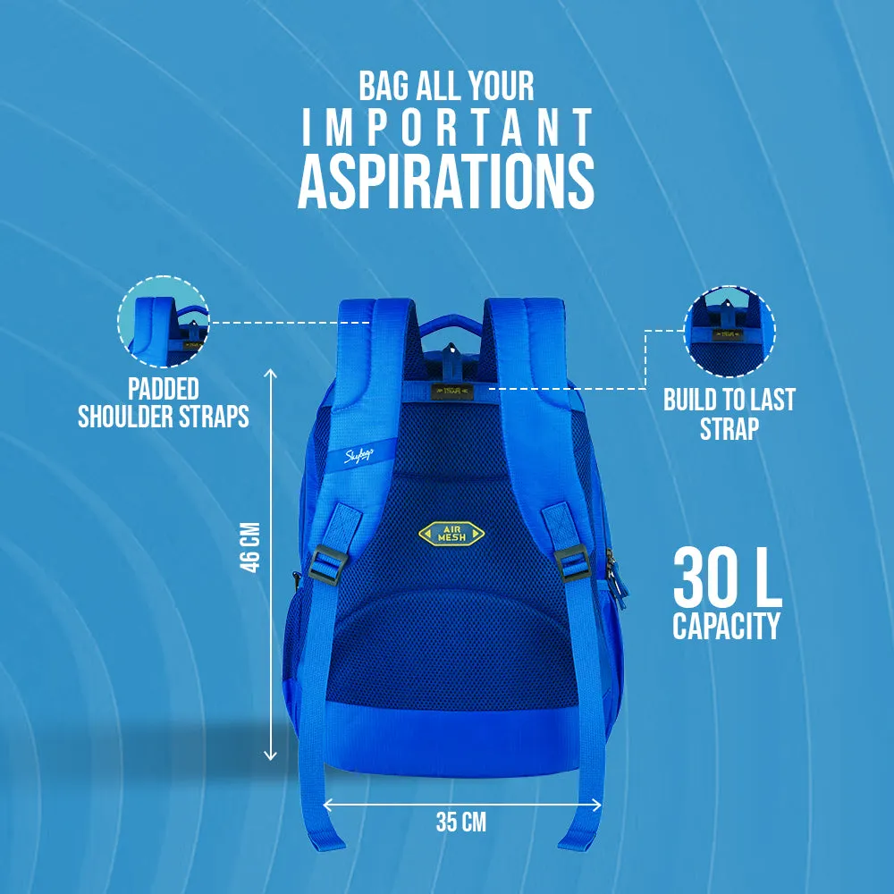 Skybags Squad 04  School Backpack Space Blue