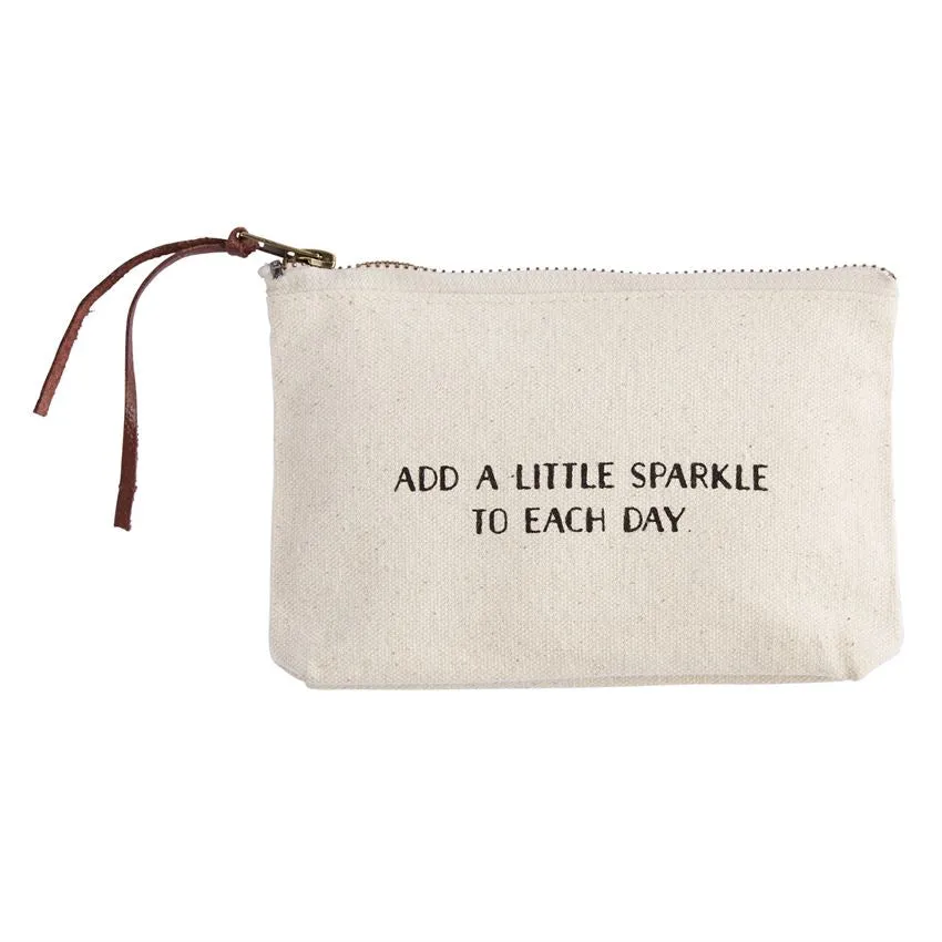 Small Canvas Cosmetic Bag