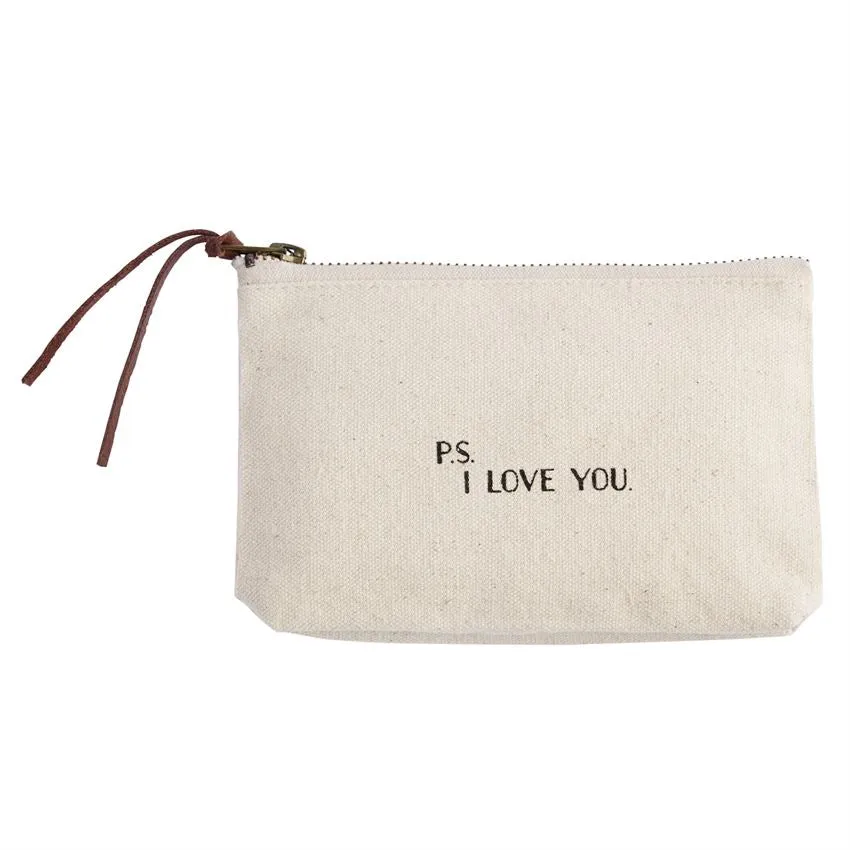 Small Canvas Cosmetic Bag