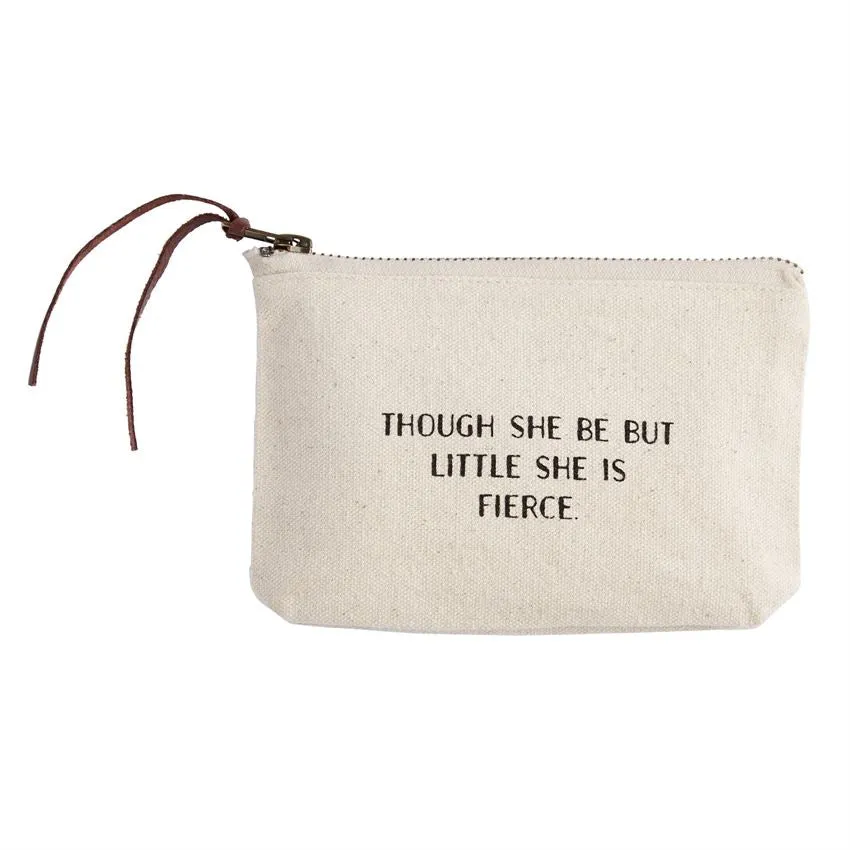 Small Canvas Cosmetic Bag