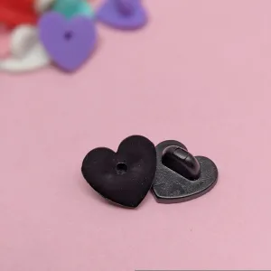 Small Heart Pinbacks (6)