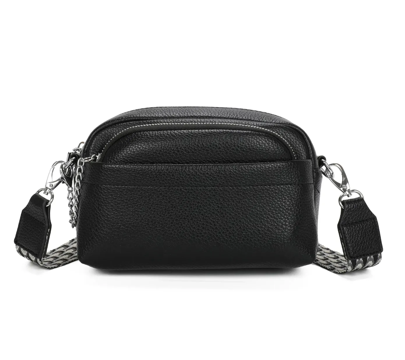 Sophia Black Crossbody Bag