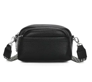 Sophia Black Crossbody Bag