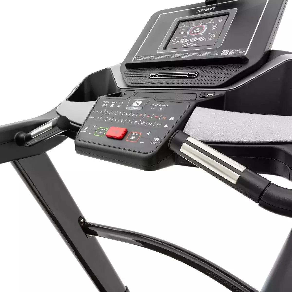 Spirit Fitness XT485 Folding Treadmill