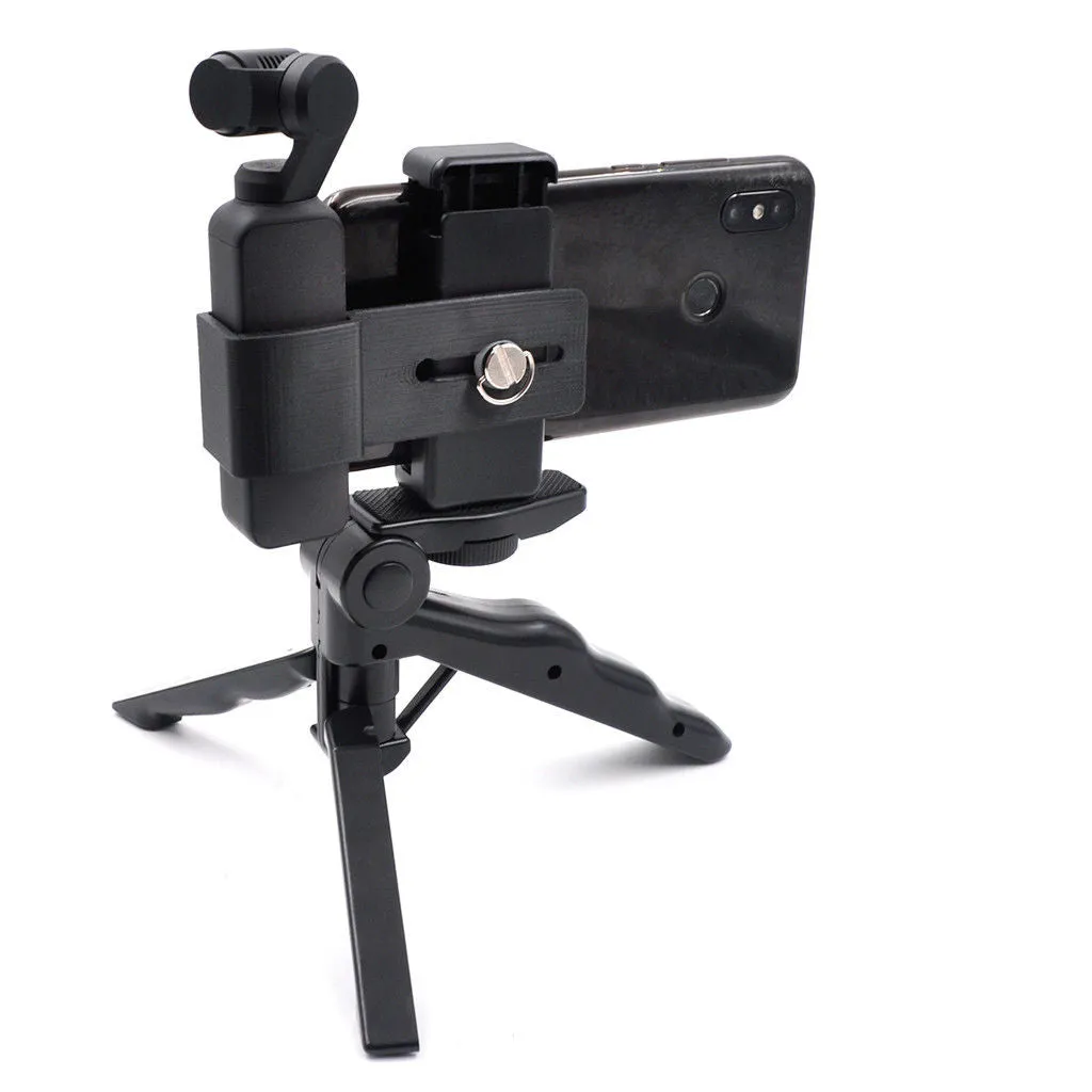 STARTRC For DJI OSMO Pocket Extended Camera Tripod Bracket Mount Phone Holder Accessory  black