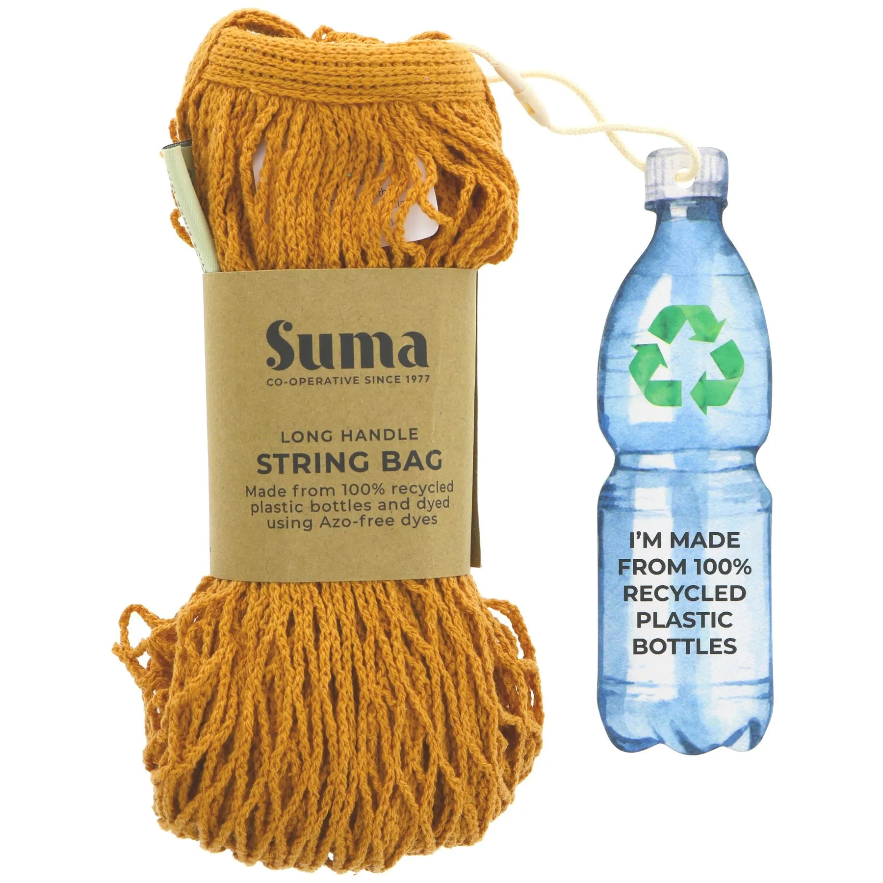 Suma | String Bag-Lg Handles-Pumpkin | bag