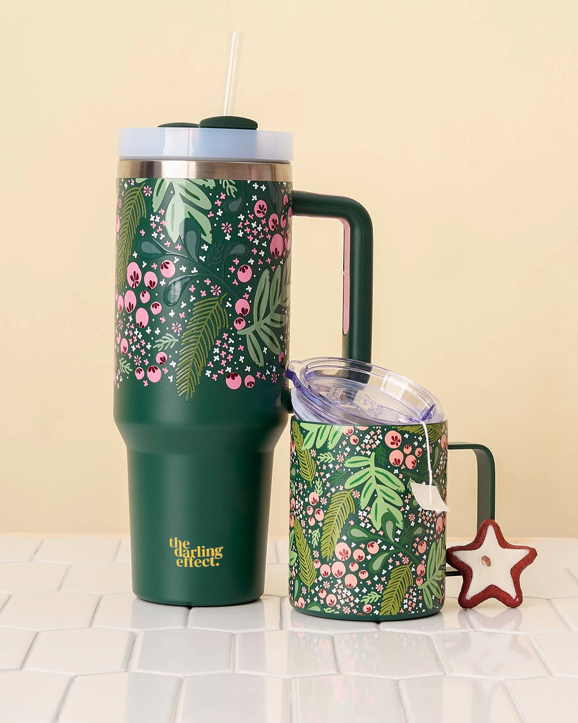 Take Me Everywhere 40 oz Tumbler-Jolly Sprig Green