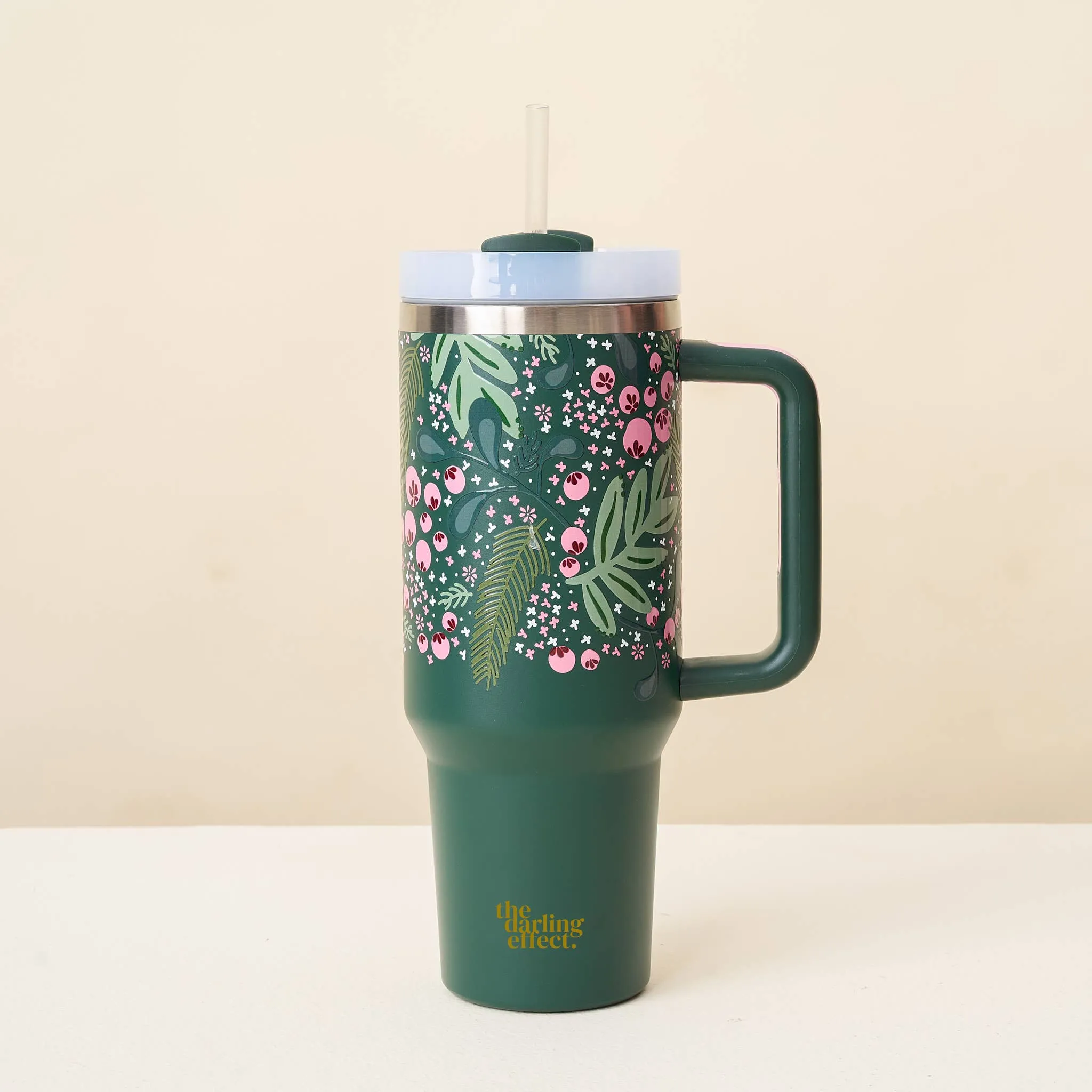Take Me Everywhere 40 oz Tumbler-Jolly Sprig Green