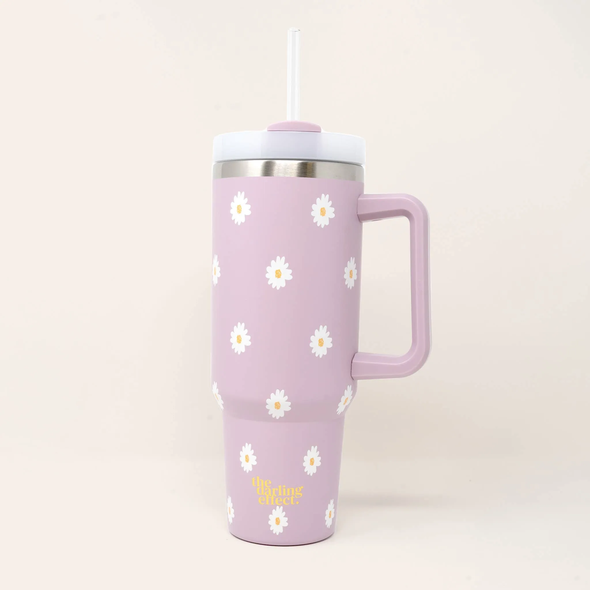 The Darling Effect - Take Me Everywhere Tumbler - Dancing Daisy Lilac