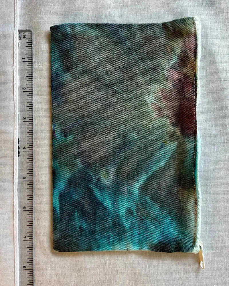 Tie Dye Canvas Zipper Bag