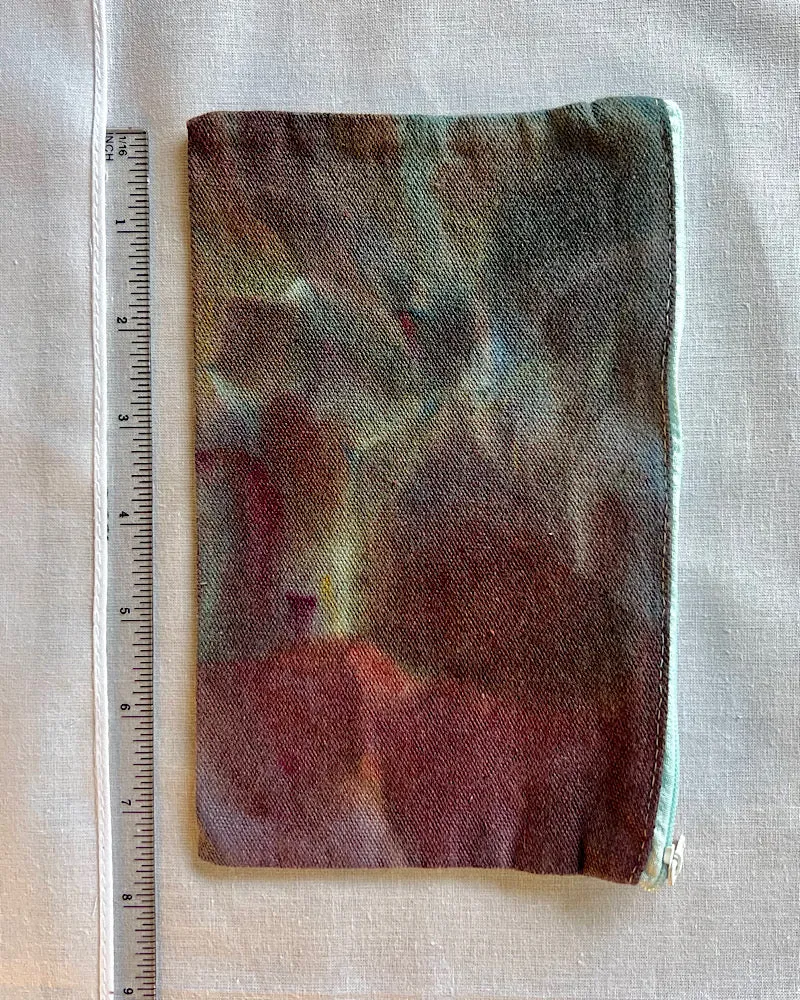 Tie Dye Canvas Zipper Bag