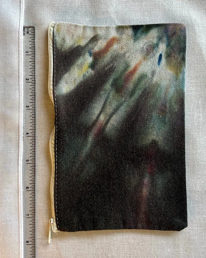Tie Dye Canvas Zipper Bag