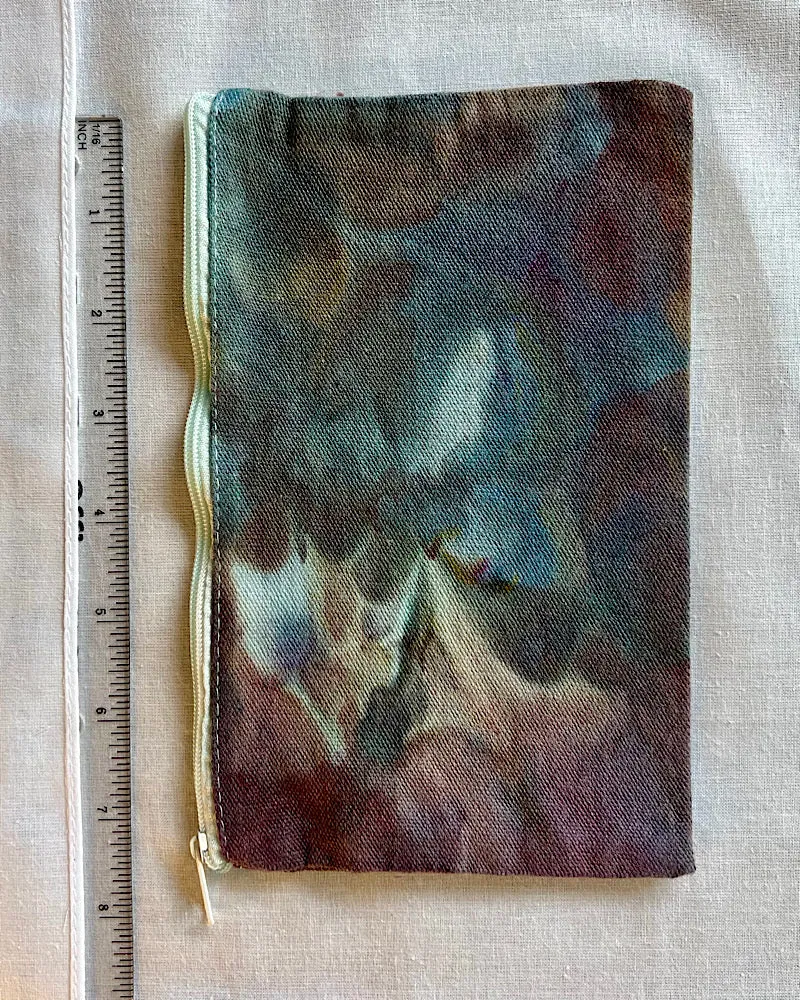 Tie Dye Canvas Zipper Bag