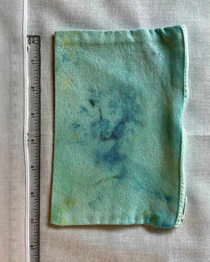 Tie Dye Canvas Zipper Bag
