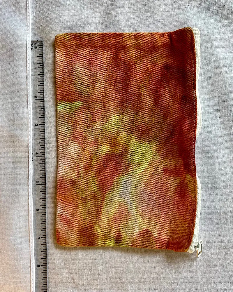 Tie Dye Canvas Zipper Bag