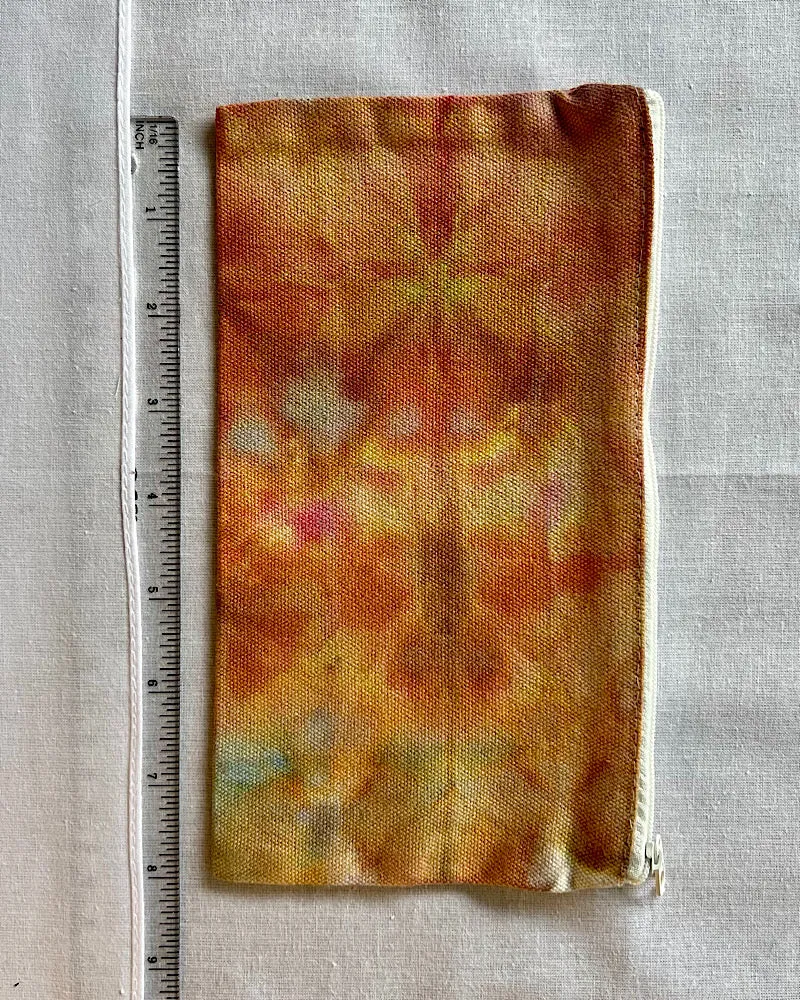 Tie Dye Canvas Zipper Bag