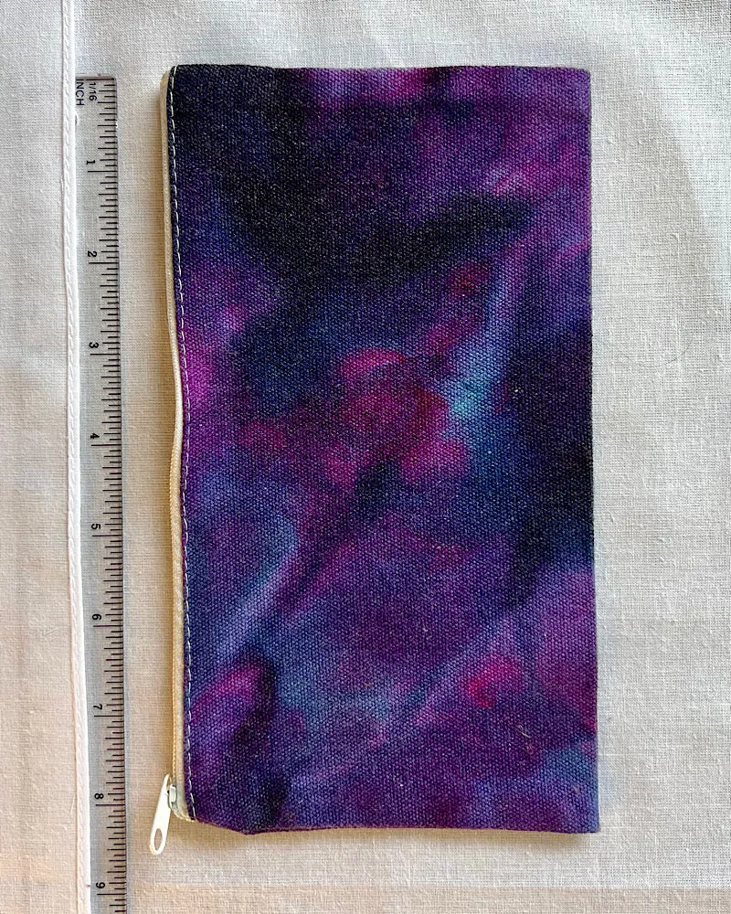 Tie Dye Canvas Zipper Bag