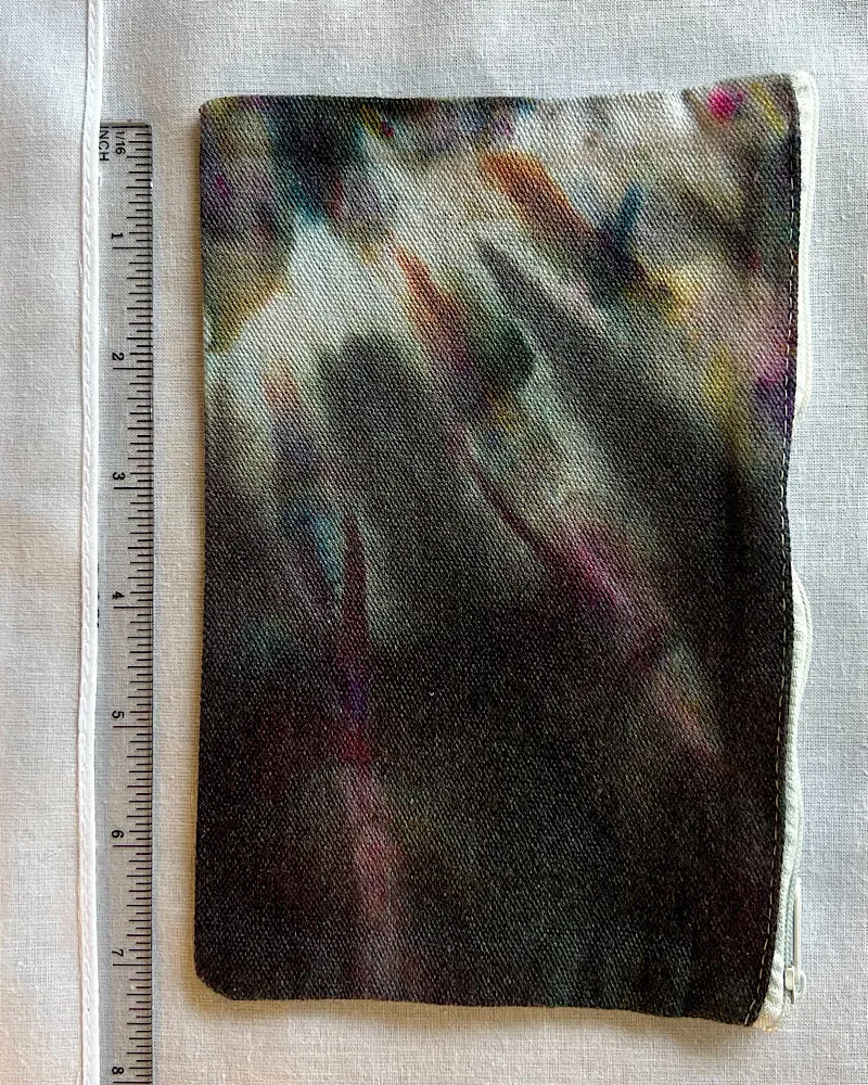 Tie Dye Canvas Zipper Bag