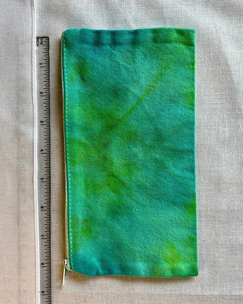Tie Dye Canvas Zipper Bag