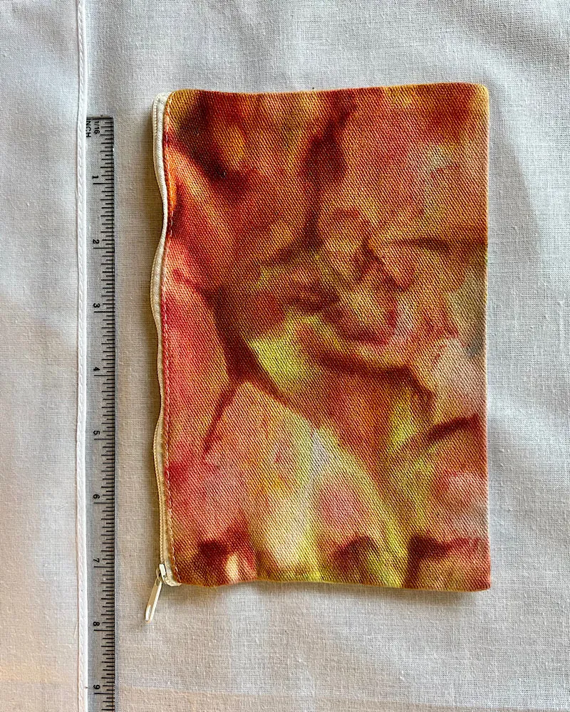 Tie Dye Canvas Zipper Bag