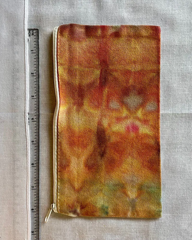Tie Dye Canvas Zipper Bag