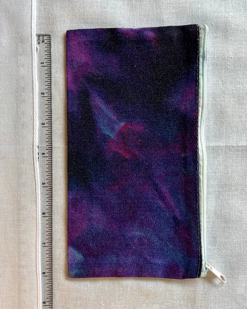 Tie Dye Canvas Zipper Bag