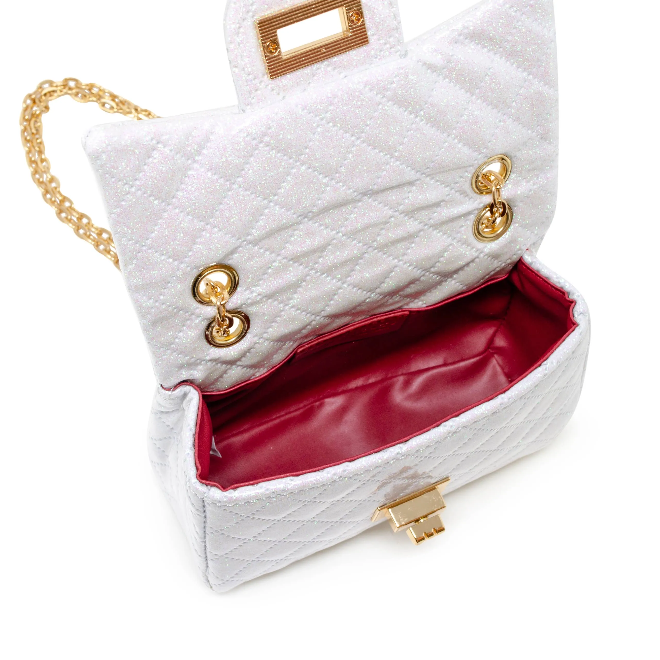 Tiny Treats Classic Quilted Sparkle Mini Bag Holiday Edition