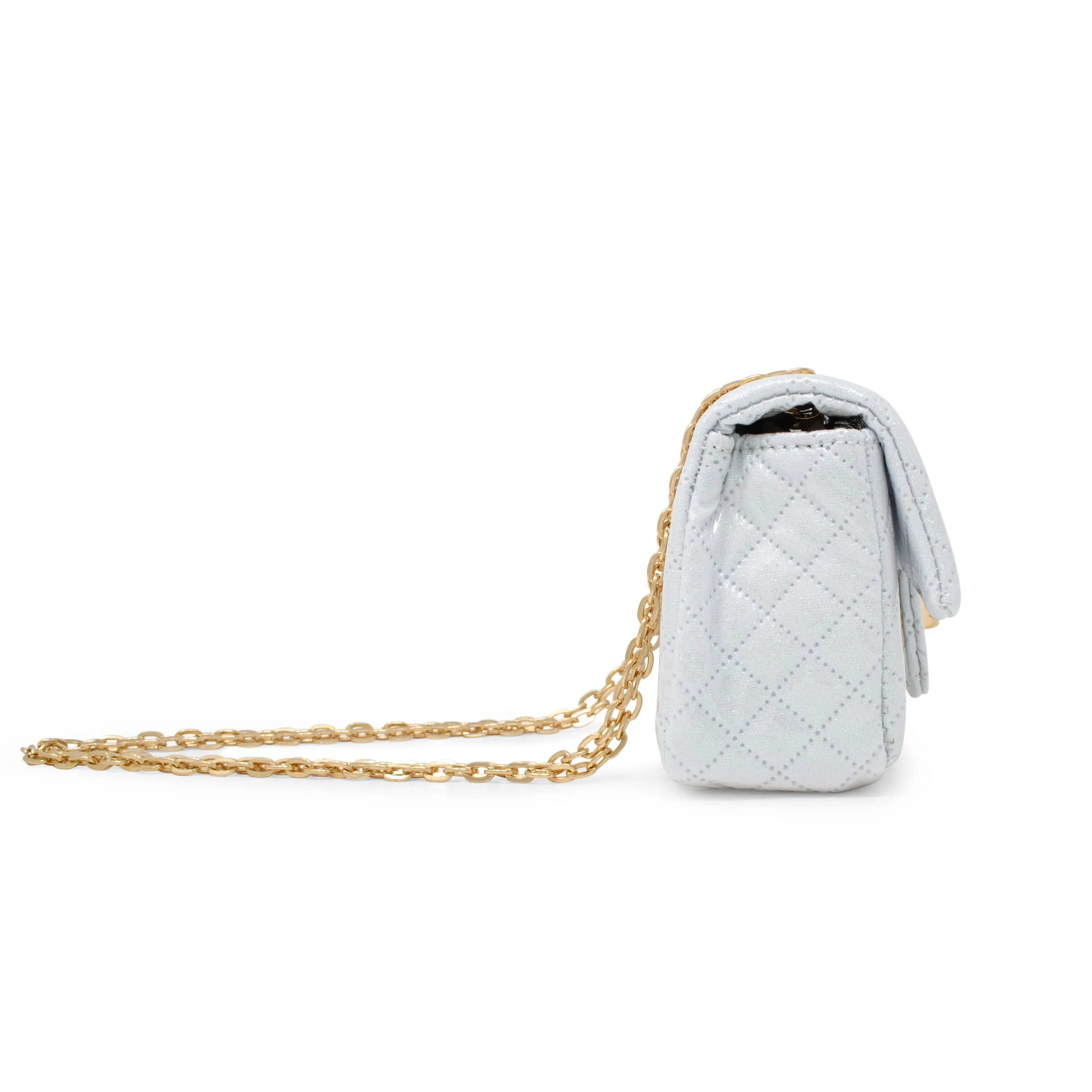 Tiny Treats Classic Quilted Sparkle Mini Bag Holiday Edition