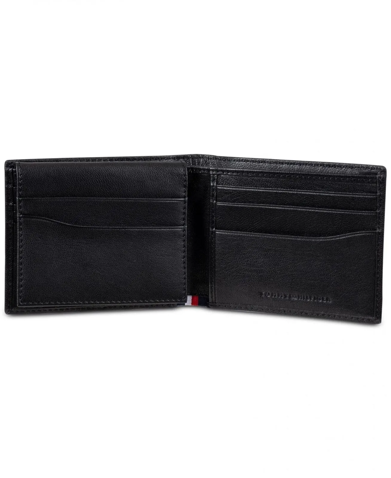 Tommy Hilfiger Men's Genuine Leather Wallet with Key Fob Set 31TL330081