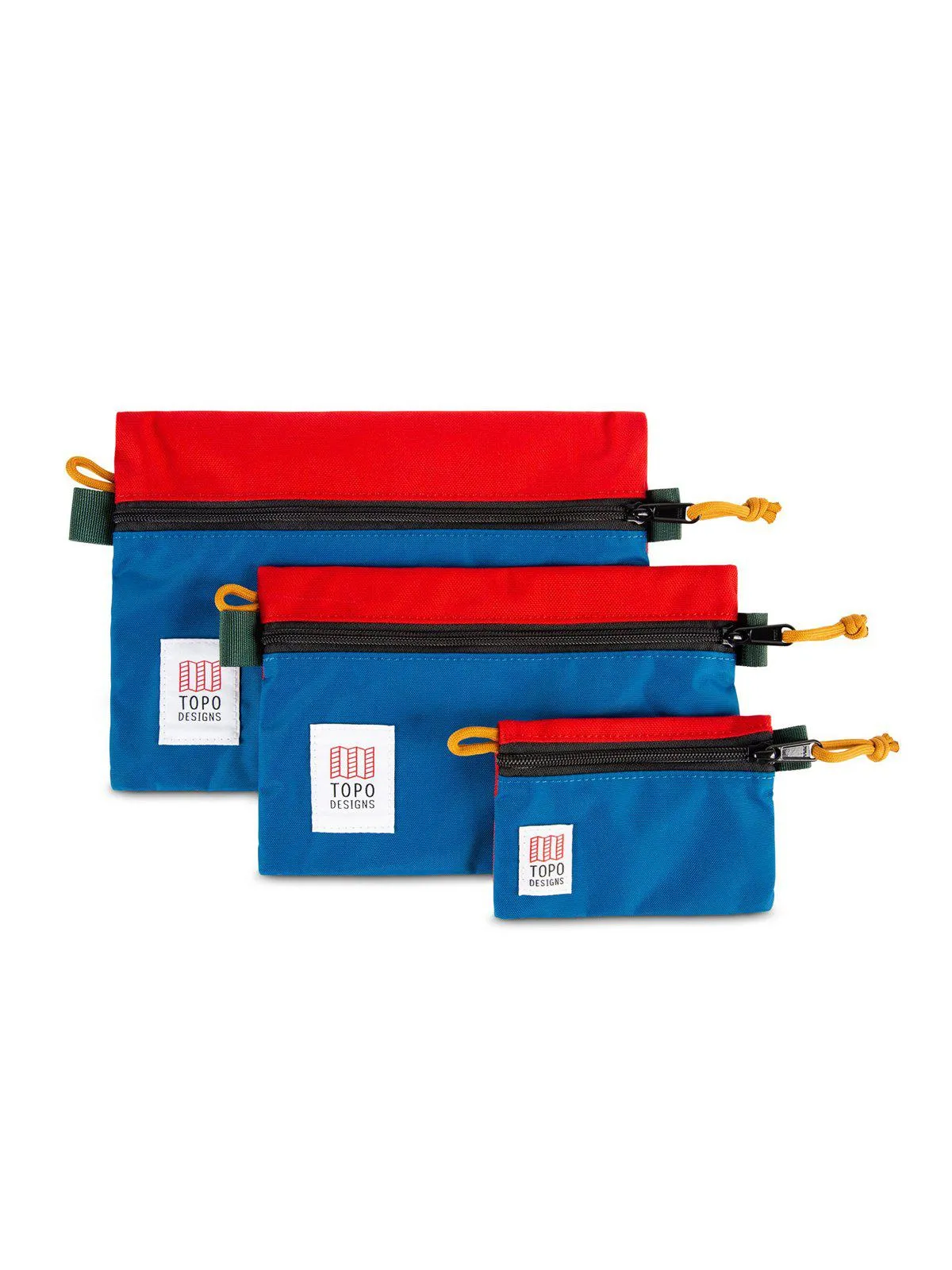 Topo Designs Accessory Bags Blue Red