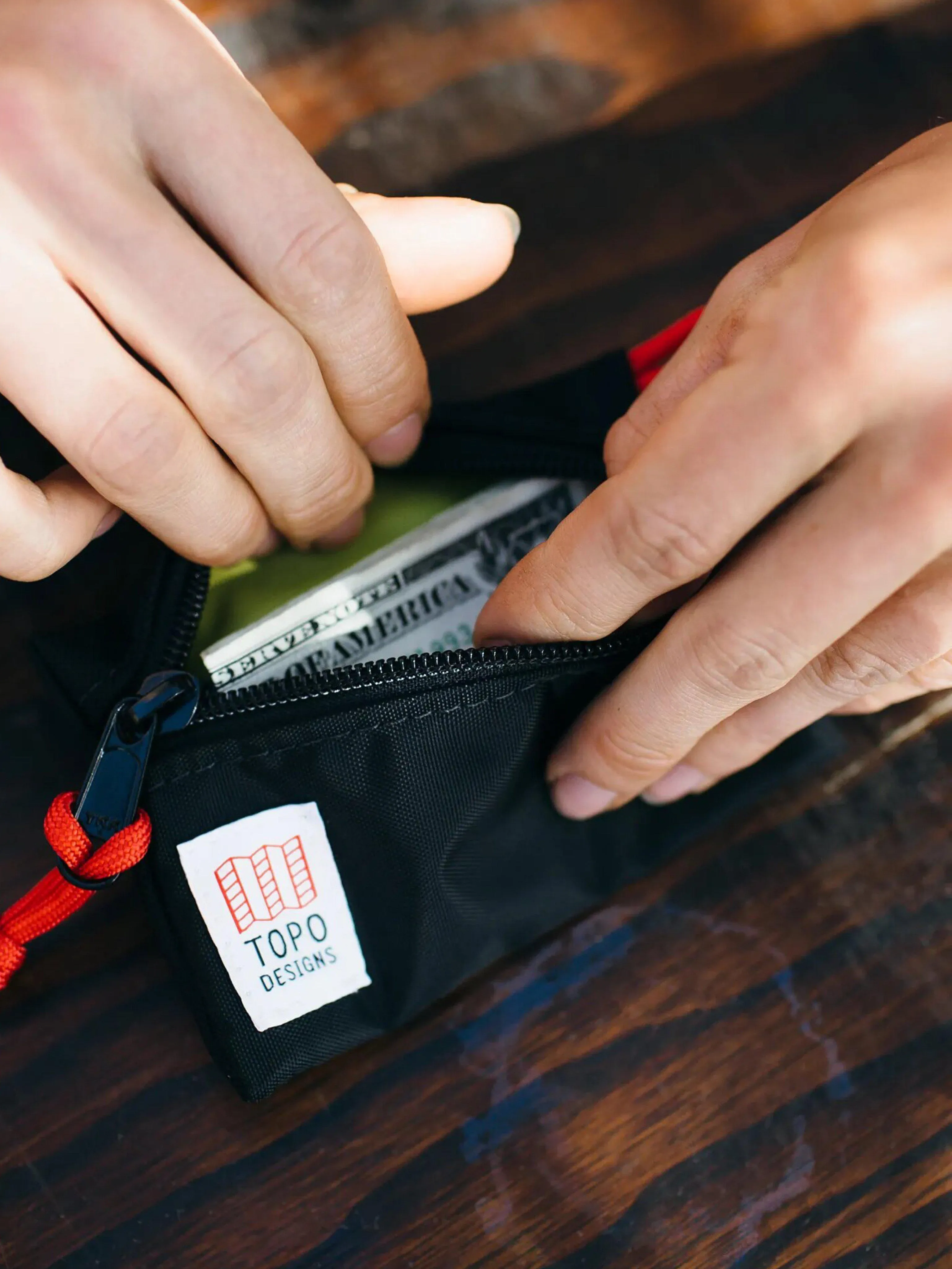 Topo Designs Accessory Bags Blue Red