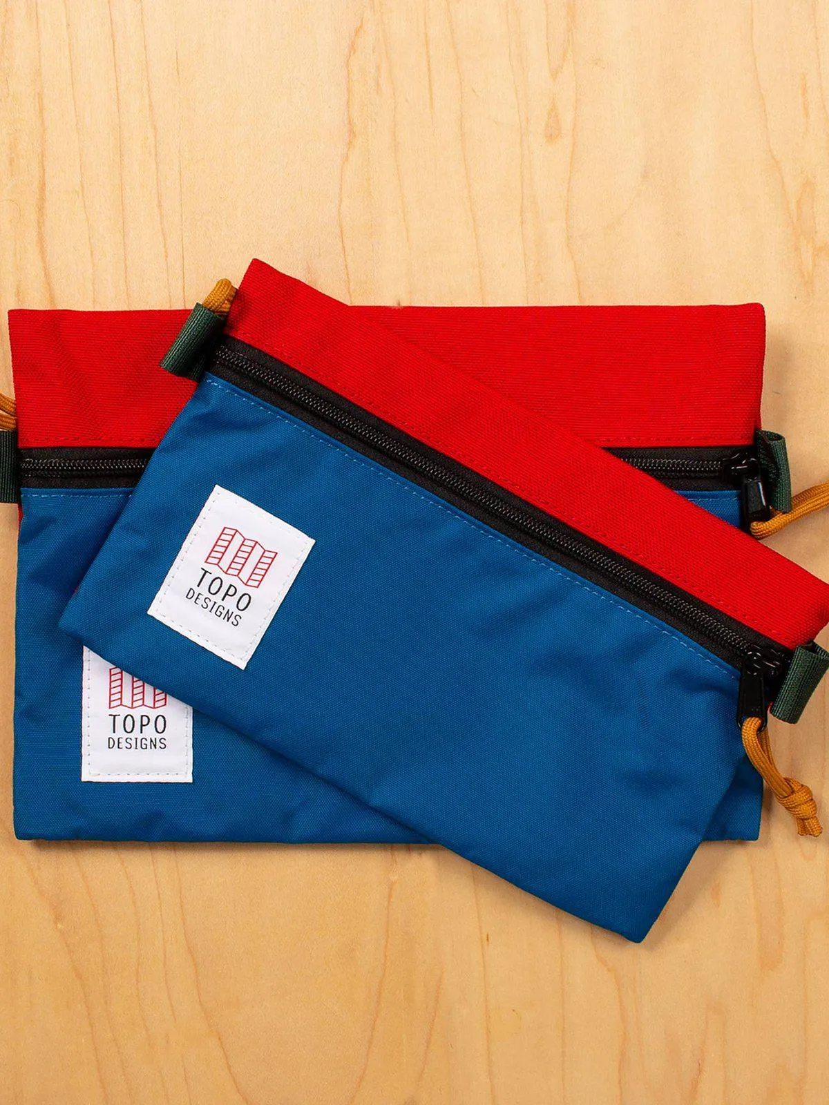 Topo Designs Accessory Bags Blue Red