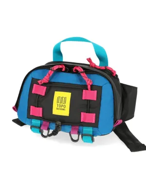 Topo Designs Mountain Hip Pack Khaki Pond Blue
