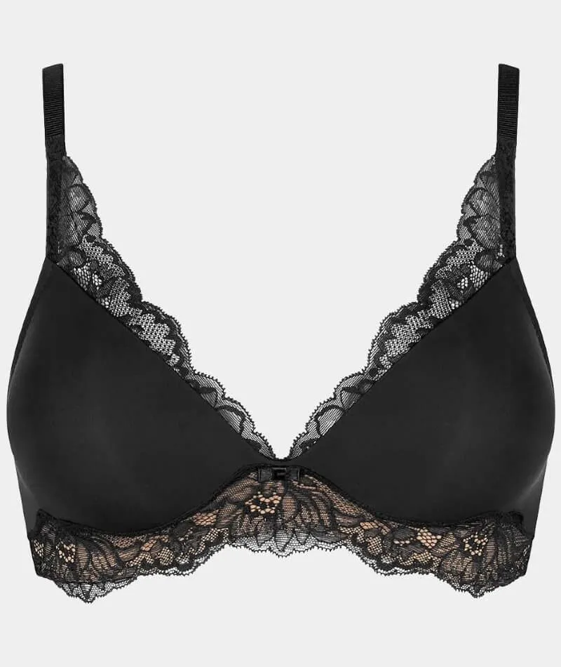 Triumph Amourette Charm Padded Wire-free Bra - Black