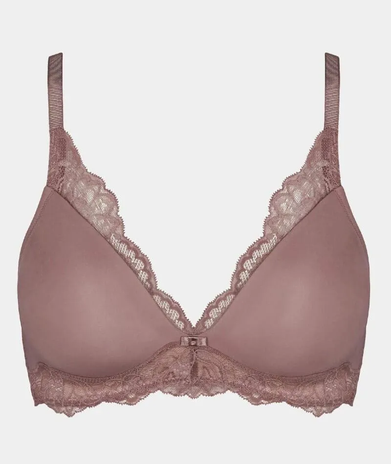 Triumph Amourette Charm Padded Wire-free Bra - Rose Brown
