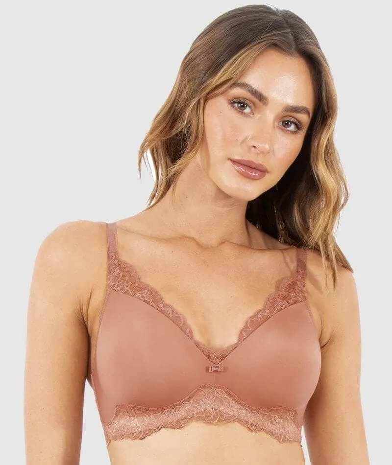 Triumph Amourette Charm Padded Wire-free Bra - Rust