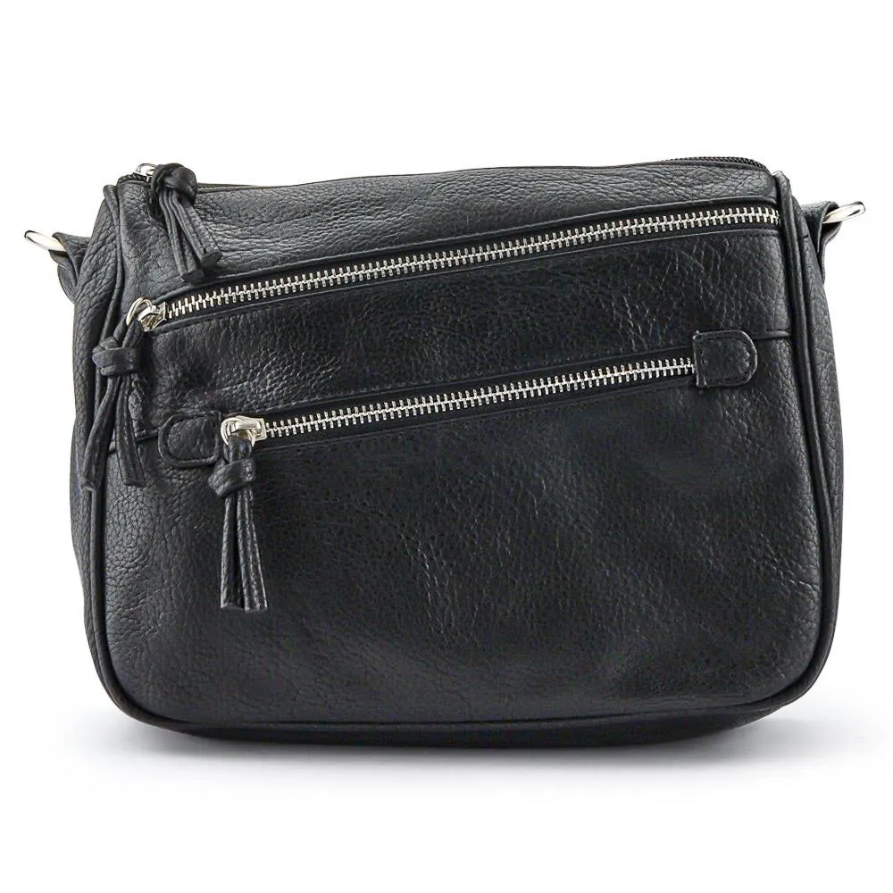 Zip-Close Cross-Body Bag - JEWN39015 / 325 476
