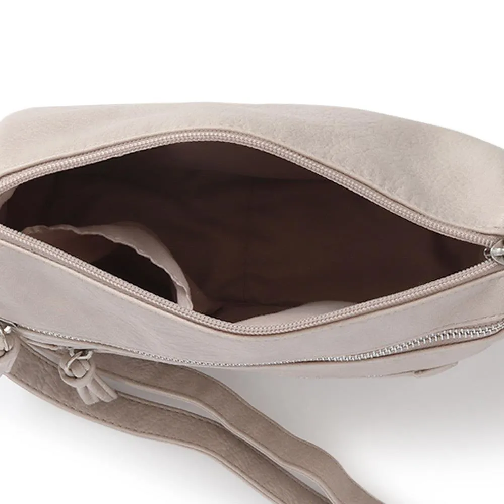 Zip-Close Cross-Body Bag - JEWN39015 / 325 476
