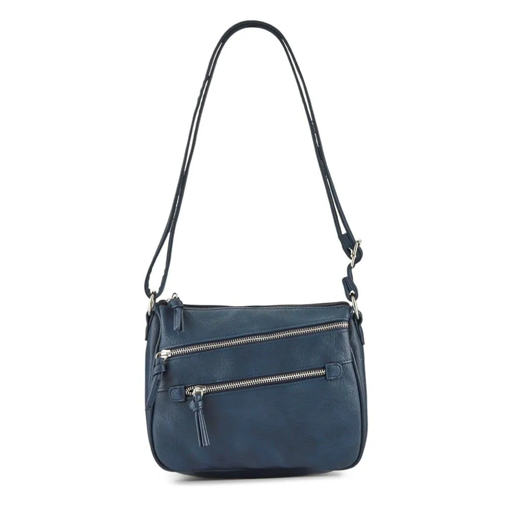 Zip-Close Cross-Body Bag - JEWN39015 / 325 476