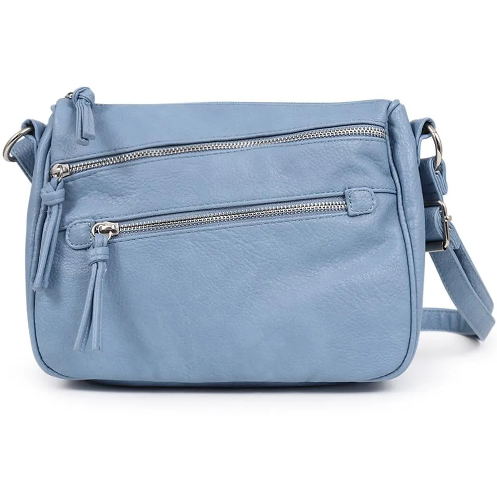 Zip-Close Cross-Body Bag - JEWN39015 / 325 476