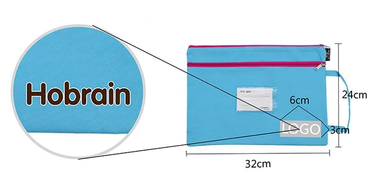 Zip Document Case with Side Handle