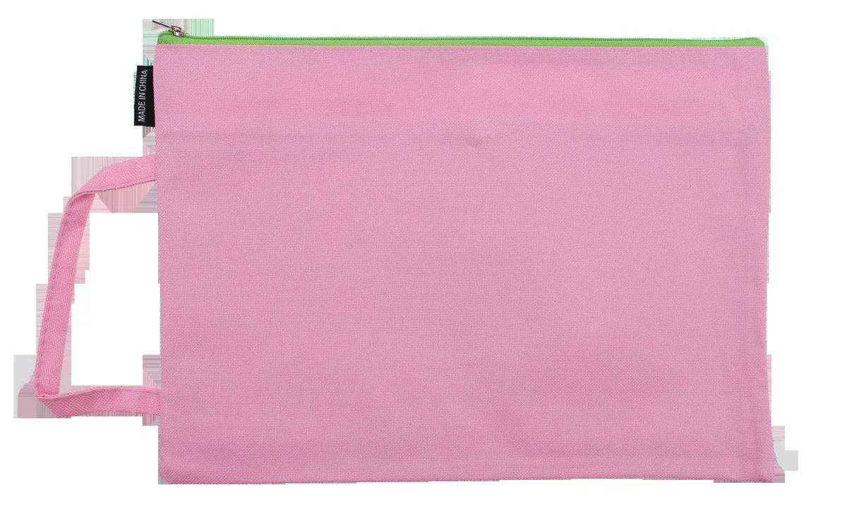 Zip Document Case with Side Handle